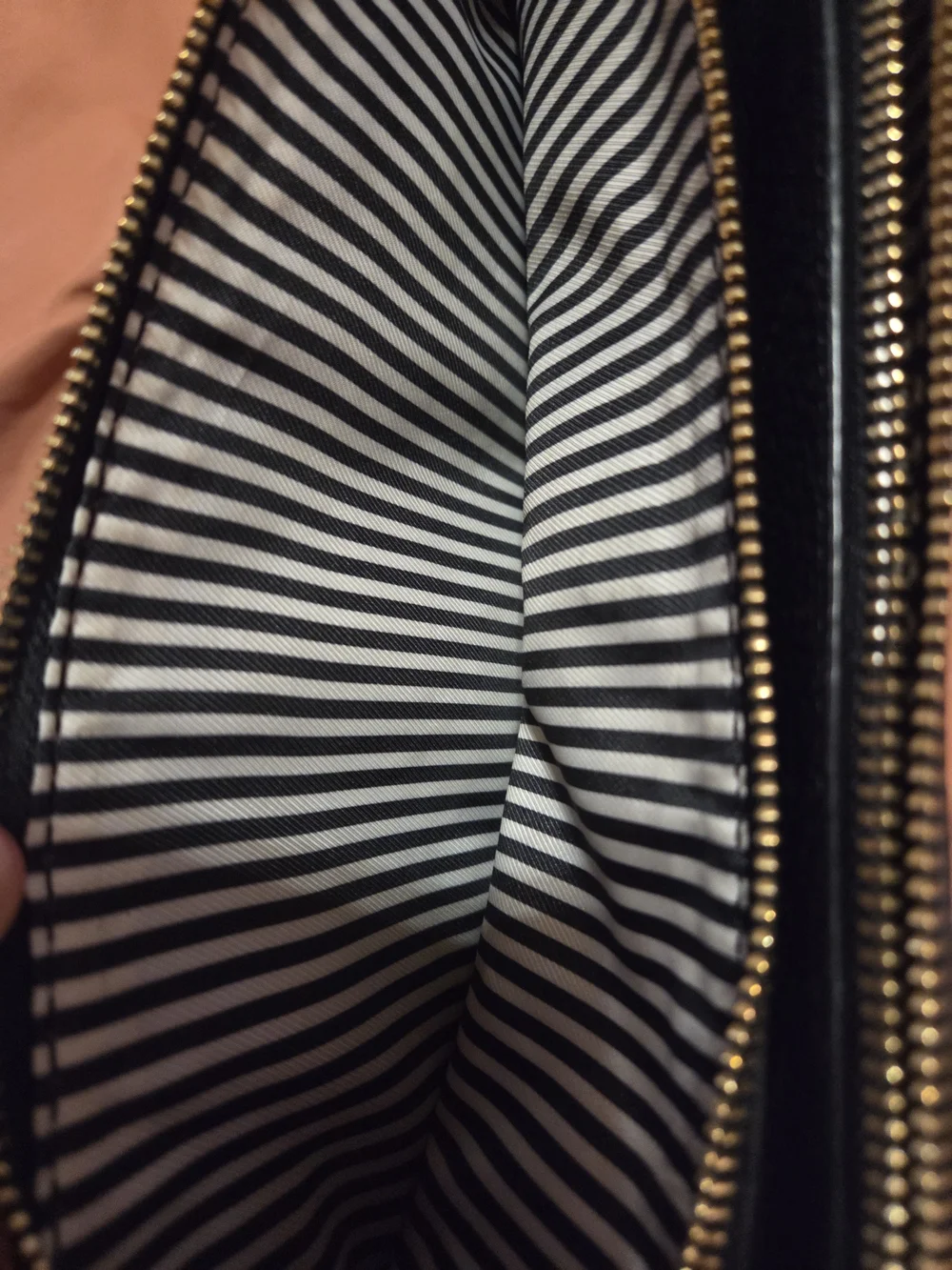 kate spade Black Pebbled Leather Satchel with Gold Hardware